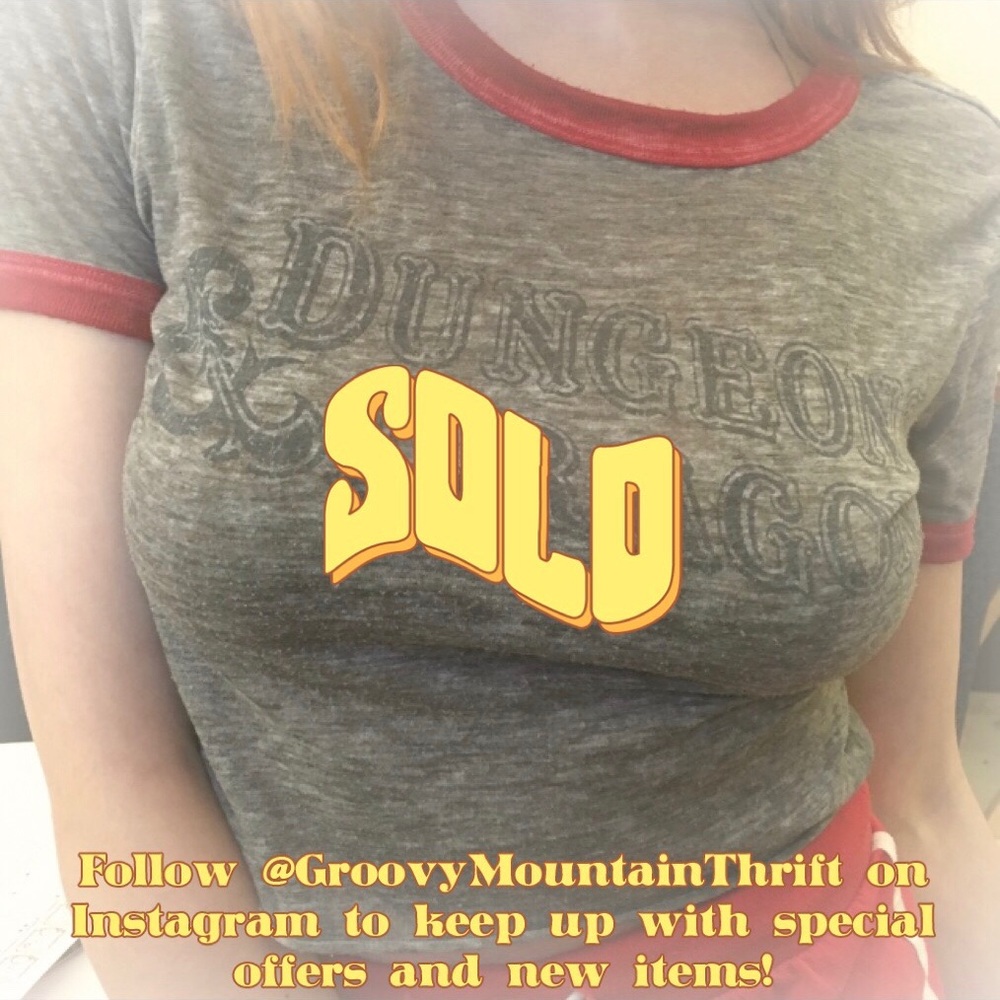 Dungeons & Dragons Crop Ringer Tee